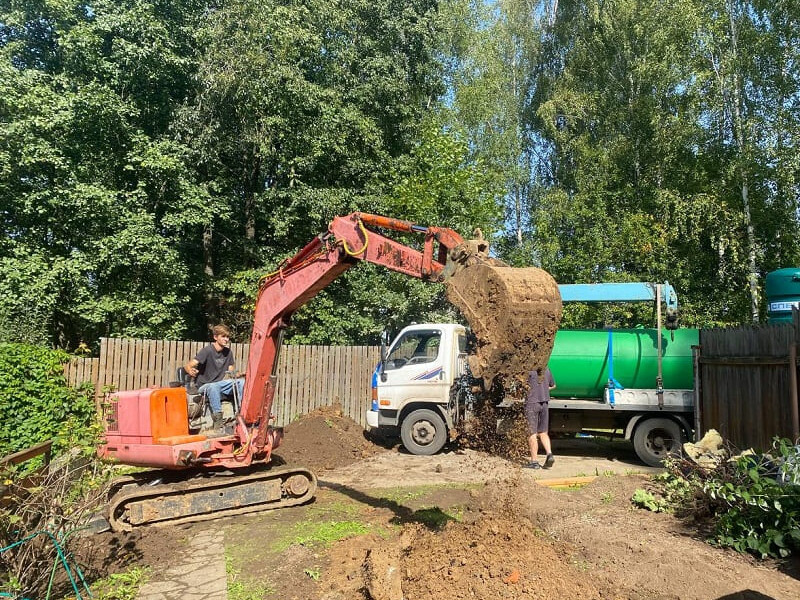 Монтаж газгольдера Спецгаз 6600 л в Жукове под ключ с земляными работами